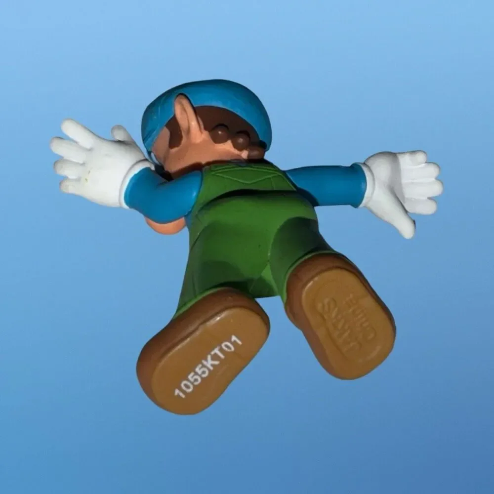Nintendo Super Mario Bros Jakks Pacific Ice Luigi Figures 3.5”-4 A11